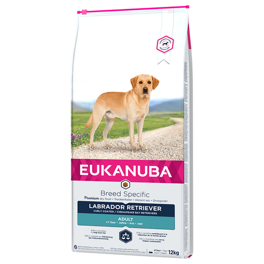 10 + 2 kg på köpet! 12 kg Eukanuba torrrfoder - Adult Breed Specific Labrador Retriever