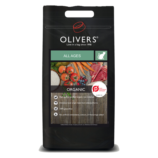 Olivers Organic kattfoder - 2 kg