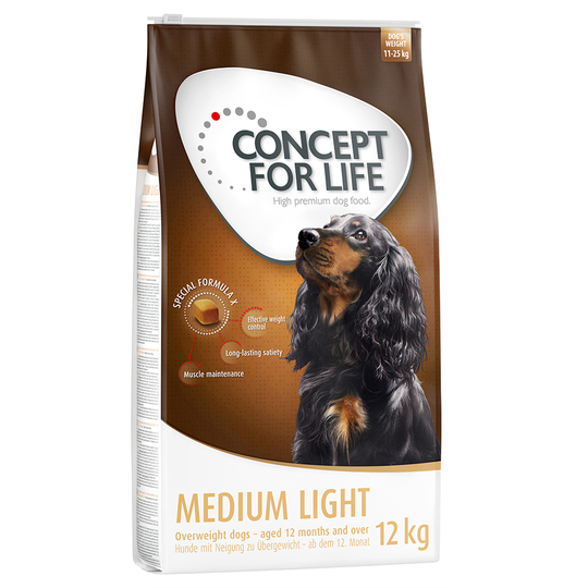 Concept for Life Medium Light - Ekonomipack: 2 x 12 kg