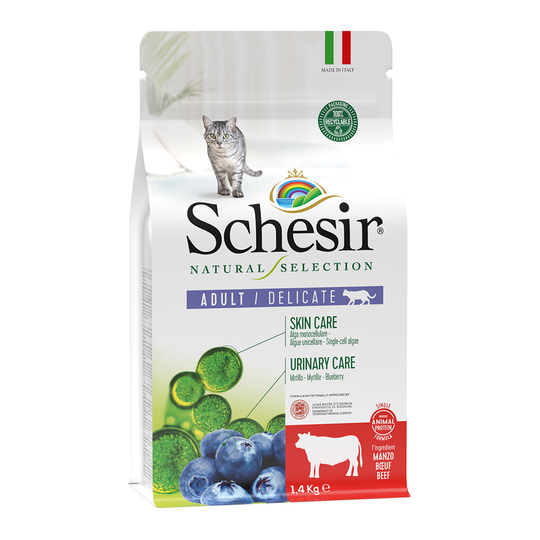 Schesir Natural Selection Adult med nötkött - 1,4 kg