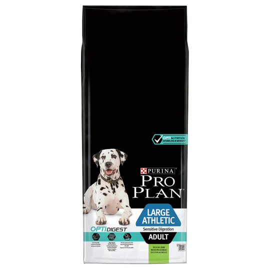 Ekonomipack: 2 eller 3 påsar Pro Plan till extrapris! - Large Adult Athletic Lamb & Rice OPTIDIGEST (2 x 14 kg)