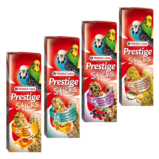 Blandpack Versele-Laga Prestige Sticks - Undulater - 4 x 2 sticks (240 g)