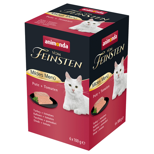 Ekonomipack: Animonda vom Feinsten Mild Menu Adult 36 x 100 g - Kalkon & tomat