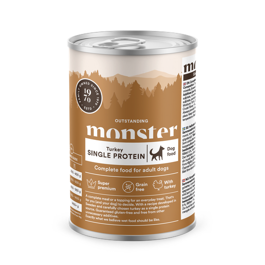 Dog Adult Single Protein Turkey - 6 x 400 g