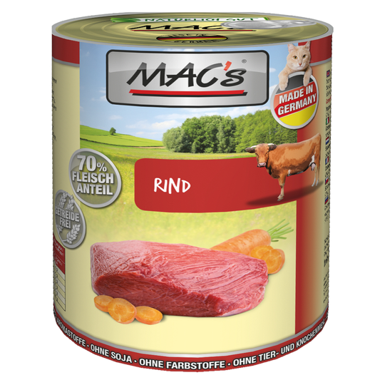MAC's Cat kattfoder 6 x 800 g - Nötkött