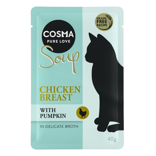 Cosma Soup 12 x 40 g - Tonfisk & kyckling med sötpotatis