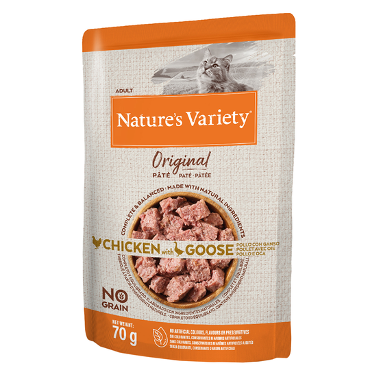 Nature's Variety Original Paté No Grain 12 x 70 g - Kyckling & gås