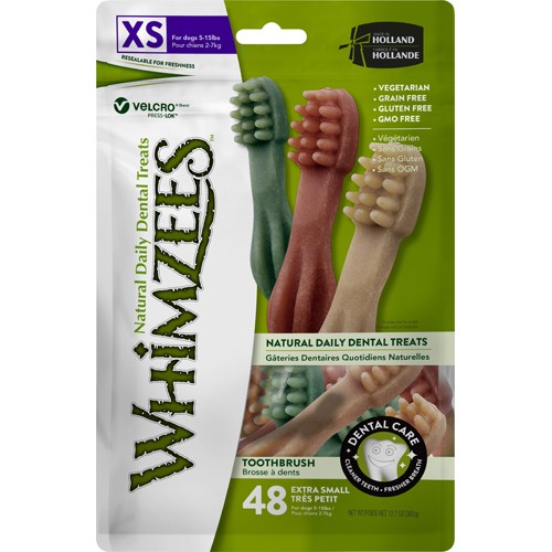 Whimzees Natural Daily Dental Treats - Tandborstar (S)