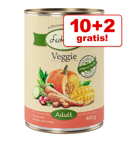 10 + 2 på köpet! Lukullus Naturkost Veggie 12 x 400 g - 12 x 400 g
