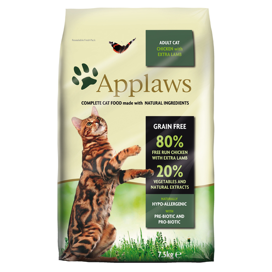 Applaws Adult Chicken & Lamb - spannmålsfritt - Ekonomipack: 2 x 7,5 kg