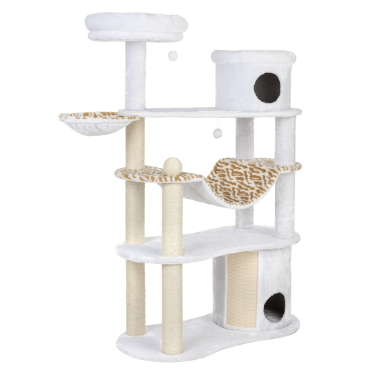 White Tiger XXL klösträd Vit, 2 paket