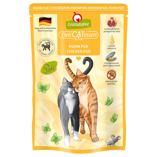 GranataPet DeliCatessen Pouch 6 x 85 g - Kyckling PUR