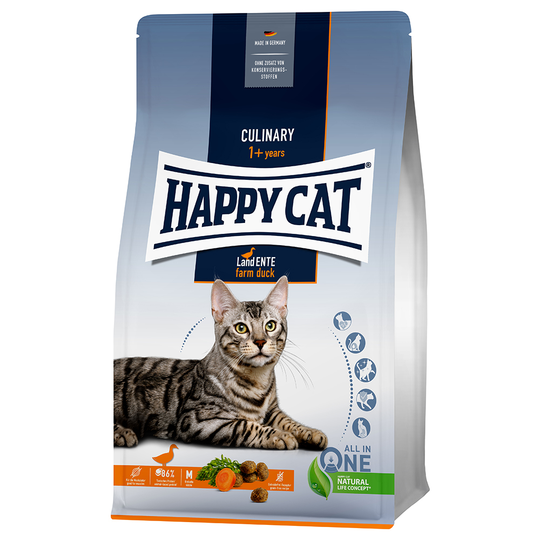 Happy Cat Culinary Adult Farm Duck - Ekonomipack: 2 x 1,3 kg