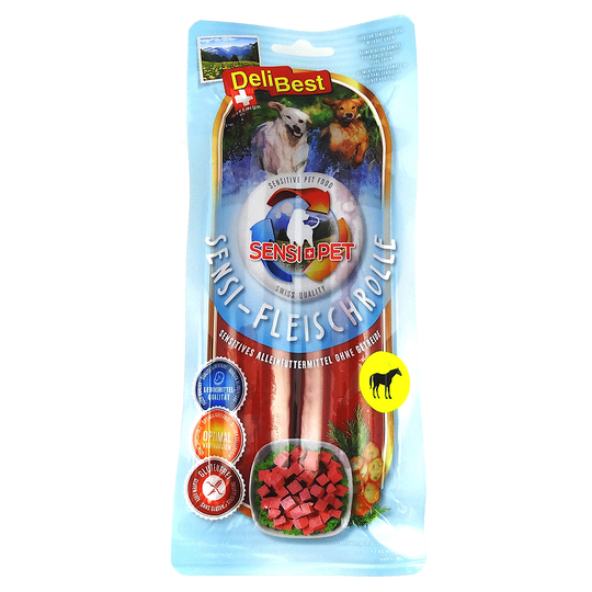DeliBest Sensi köttrulle häst - 12 x 400 g