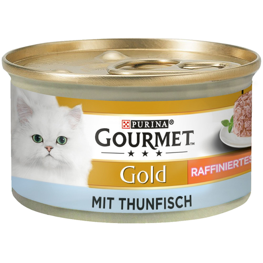 24 + 12 på köpet! 36 x 85 g Gourmet Gold - Raffinerad Ragout: - Tonfisk