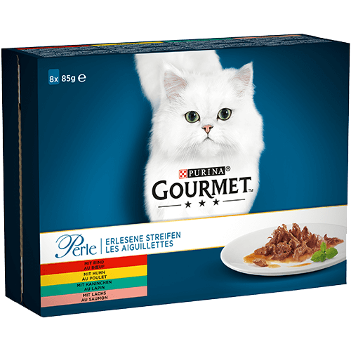 Våtfoder Oxkött, kyckling, kanin och lax - 8 x 85 g