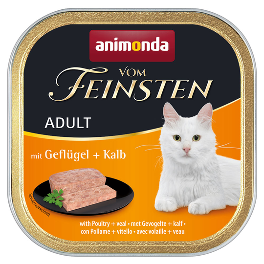 Animonda vom Feinsten Adult 6 x 100 g Fjäderfä & kalv