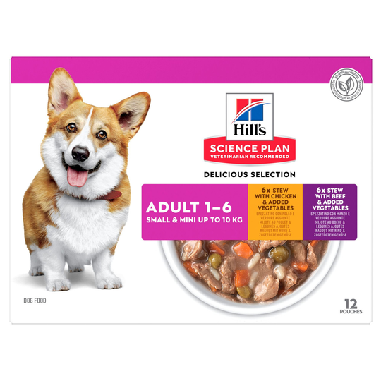 Healthy Cuisine Stew Våtfoder Till Smårasiga Vuxna Hundar - 12 st x 80 g