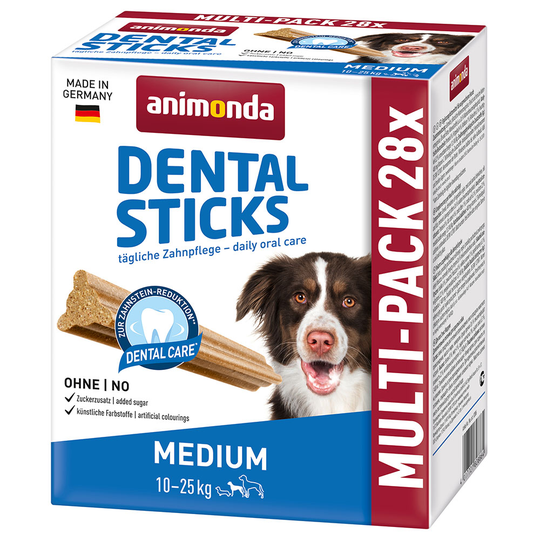 Animonda Multipack Dental Sticks Medium 4 x 180 g - 4 x 180 g (28 sticks)