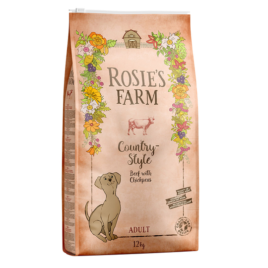 Kanonpris! 12 kg Rosie's Farm (spannmålsfritt) - Nötkött