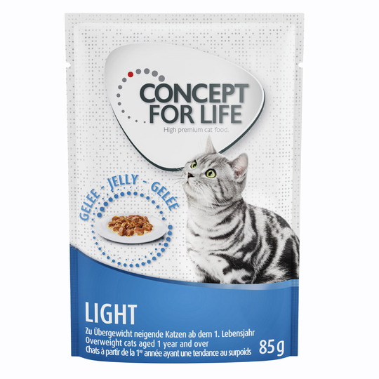Concept for Life Light Adult - förbättrad formel! - Som tillskott: 12 x 85 g Concept for Life Light i gelé