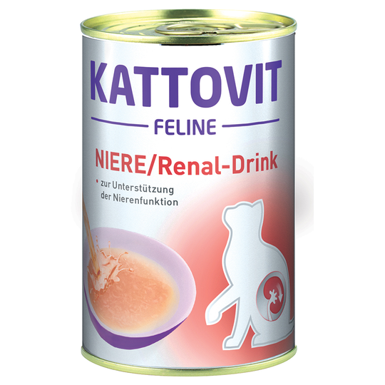 10 + 2 på köpet! 12 x 135 ml Kattovit Drink - Renal