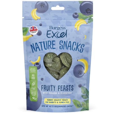Excel Fruktsnacks för Kaniner & Marsvin - 60 g