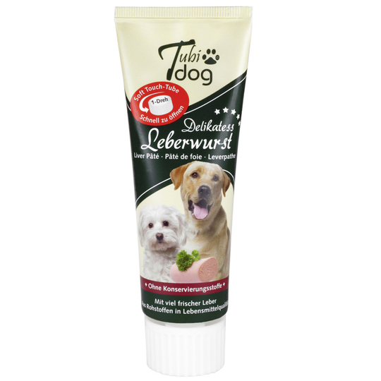 Tubidog Leverpastej i tub - 6 x 75 g