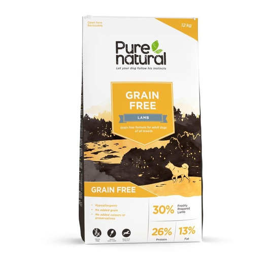 Purenatural Dog Adult Grain Free Lamb (12 kg)