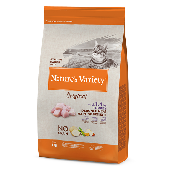 Nature's Variety Original No Grain Sterlised Turkey - 7 kg