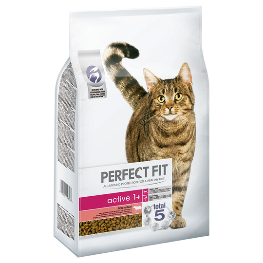 Perfect Fit Active 1+ Nötkött - Ekonomipack: 2 x 7 kg