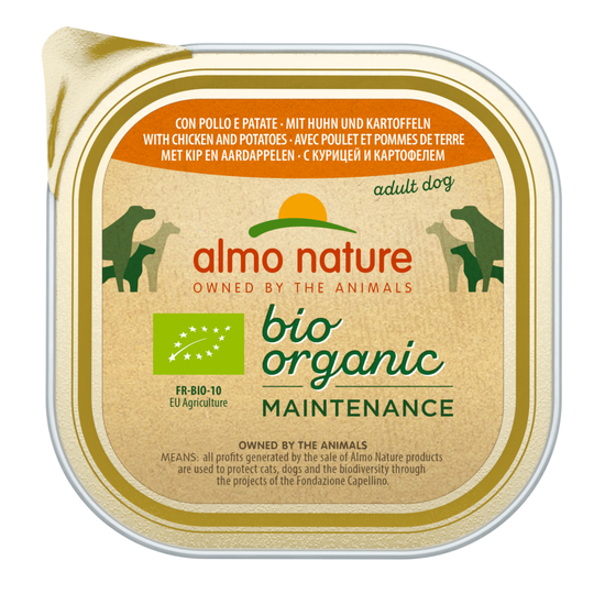Almo Nature BioOrganic Maintenance 27 x 300 g - Eko kyckling & eko potatis