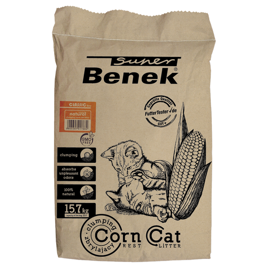 Super Benek Corn Cat Natural - 25 l (ca17 kg)