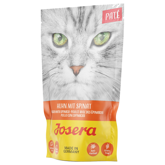 Josera Paté 16 x 85 g - Kyckling med spenat