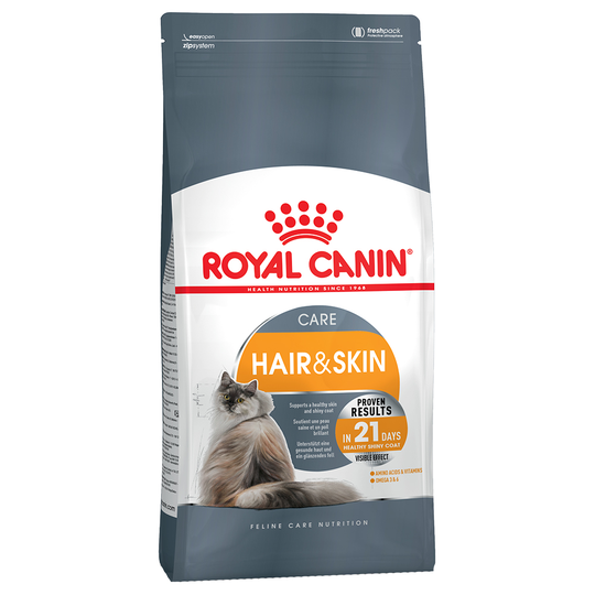 Ekonomipack: 2 x Royal Canin kattfoder till lågpris - Hair & Skin Care (2 x 10 kg)