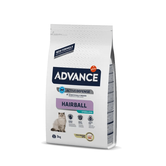 Ekonomipack: Advance kattfoder Sterilized Hairball (2 x 10 kg)