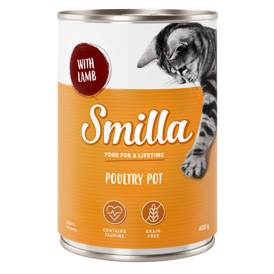 Smilla Poultry Pot 6 x 400 g - Blandpack: 4 sorter