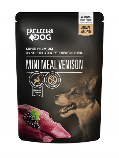 Mini Meal med Hjort - 24 x 85 g