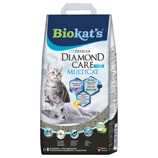 Biokat's Diamond Care MultiCat Fresh - 8 l