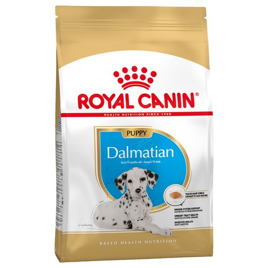 Ekonomipack: 2 / 3 påsar Royal Canin Breed Puppy / Junior Dalmatian Puppy (2 x 12 kg)