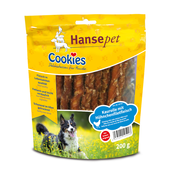 Cookie's Delikatess tuggrullar med kycklingfiléstrimlor - Ekonomipack: 10 x 200 g
