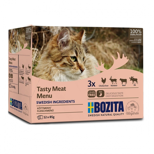 Bozita Kött i gelé Multipack 12x85 g