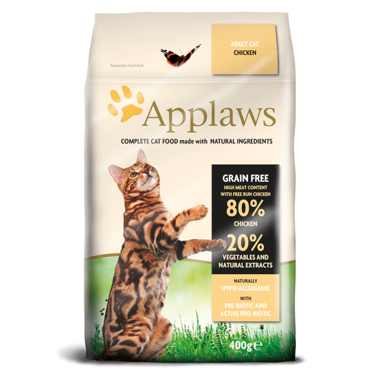 Halva priset! 400 g Applaws kattfoder - Chicken