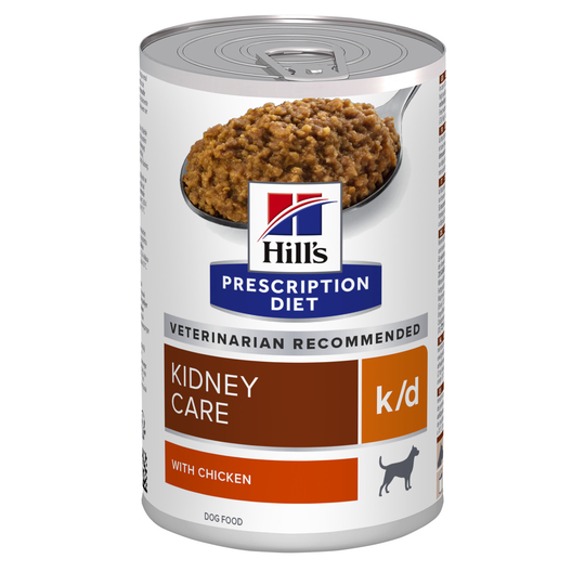 Prescription Diet k/d Kidney Care Våtfoder till Hund med Kyckling - 12 st x 370 g