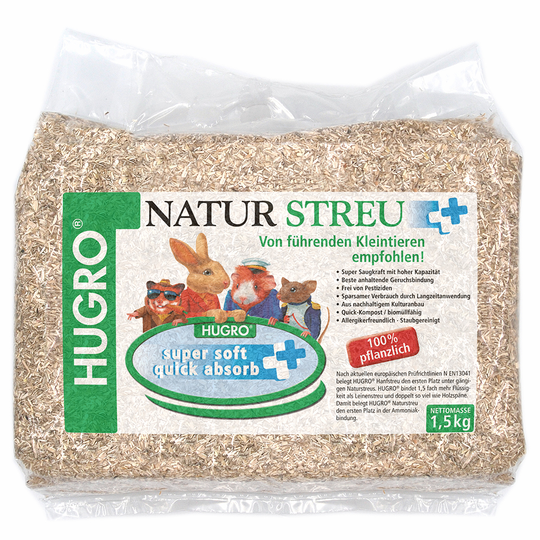 Hugro naturströ - 1,5 kg