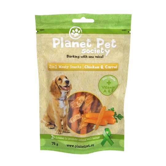 Planet Pet 2in1 Kyckling & Morot