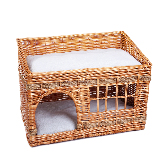 Pueblo kattbädd - L 56 x B 36 x H 42 cm - natur