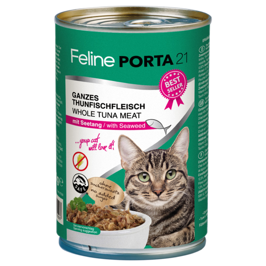Blandat ekonomipack: Feline Porta 21 24 x 400 g - Blandpack: Tonfisk