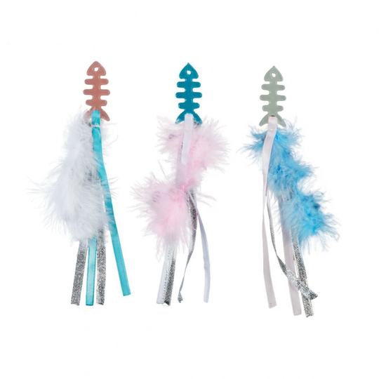 Little&Bigger FrostyNight Dental Fiskar med Fjädrar 3-pack