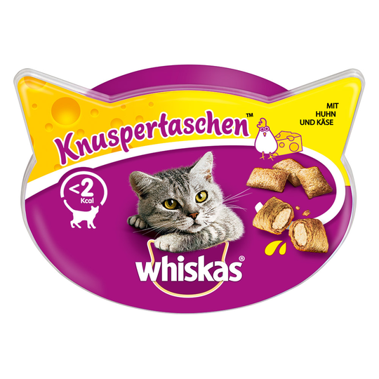 Whiskas Temptations - Ekonomipack: Kyckling & ost 8 x 60 g